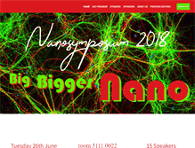 Tablet Screenshot of nanosymposium.nl